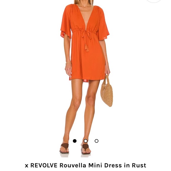 House of Harlow 1960 Lime Green Mini Boho deep V dress NEW- NWT - Picture 3 of 5